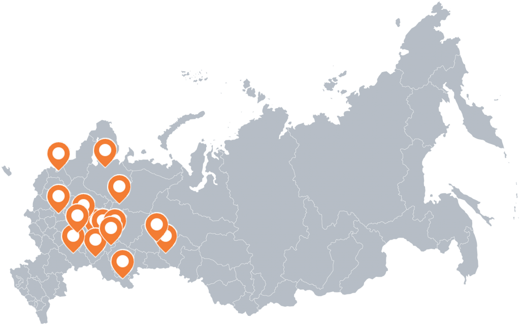 Тюмень на карте
